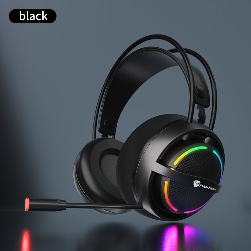 Tai nghe chuyên game PSH 100 led RGB giá rẻ jack cắm 3.5 truyền thống, hàng full box bảo hành 12 tháng