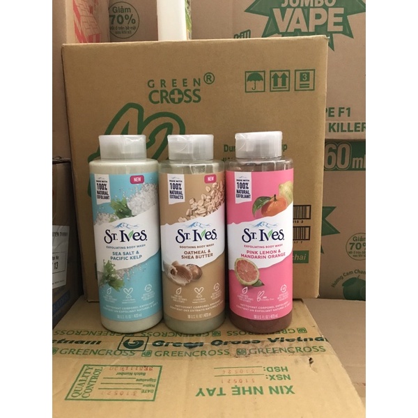 [Hàng Auth - Chọn màu] [Có bảo hành] Sữa Tắm St.Ives 473ml ml chiết xuất từ thiên nhiên _USA