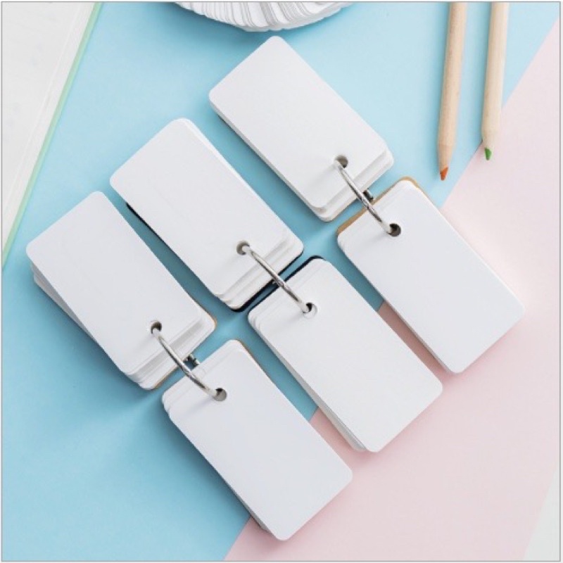 Bộ flashcard học vựng tiếng Anh, tiếng Hàn, tiếng Trung... nhiều màu