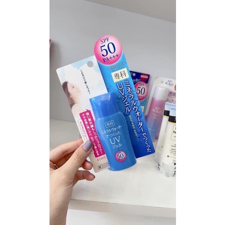 [Hàng _ Nhật]   Kem Chống Nắng Shiseido Mineral Water Senka SPF 50/PA+++ 40ml