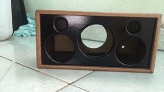 Hộp loa 2.0 gỗ mdf