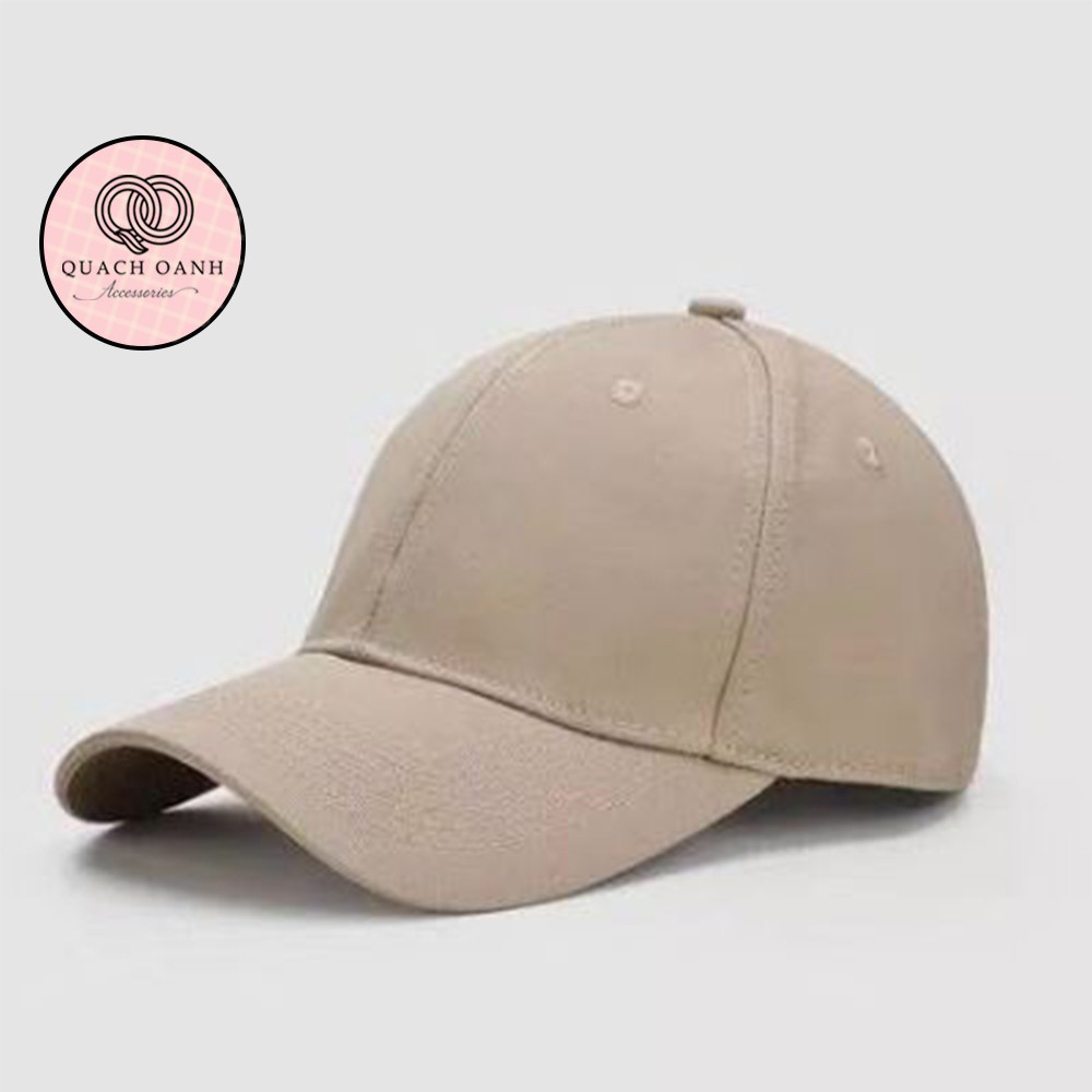 [Mã SKAMCLU8 giảm 10% cho đơn từ 100K] Mũ lưỡi trai bóng chày trơn cá tính unisex – CAP15