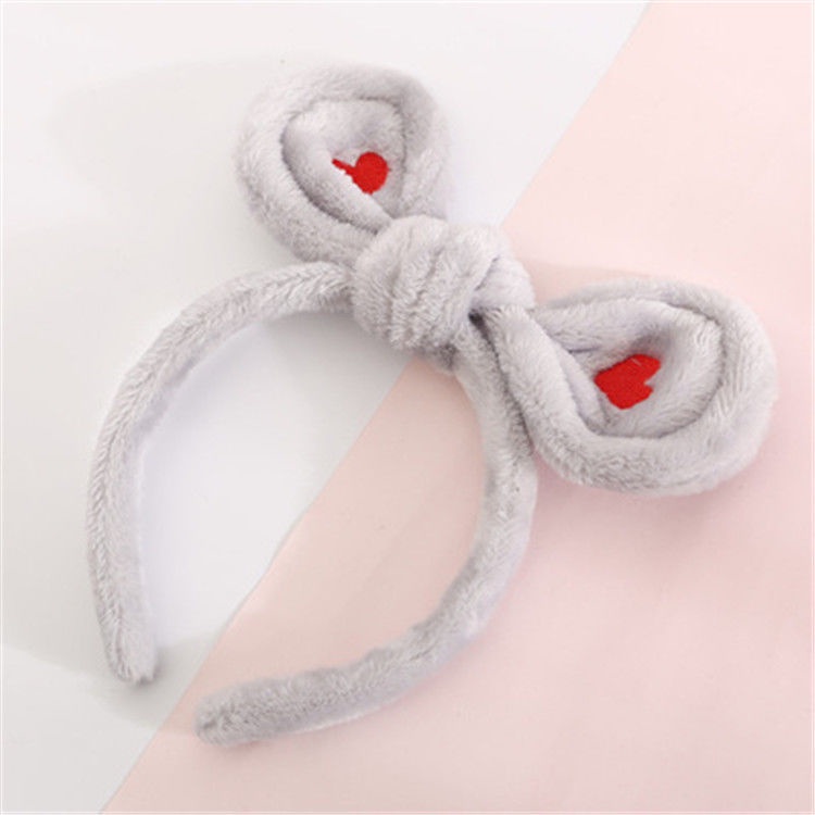 Băng đô rửa mặt thiết kế tai thỏ dễ thương