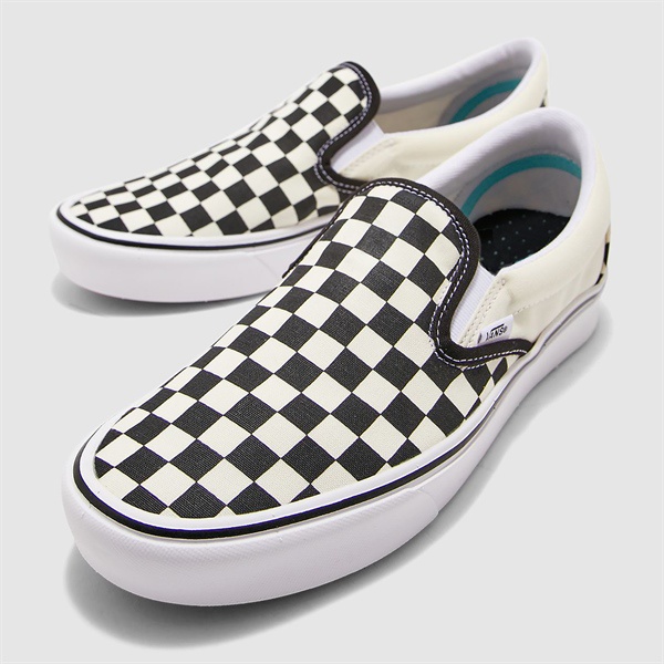 Giày chính hãng Vans Slip On Comfy Checkerboard Black White
