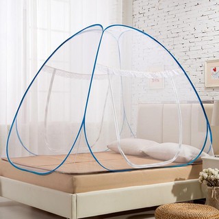 Mùng màn chụp tự bung đỉnh nhọn nhiều kích thước giá rẻ kèm túi đựng tiện lợi