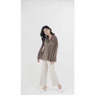 Nimi - Áo sơ mi oversized tay bồng Mellow shirt