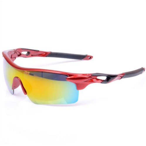 Kính đi xe đạp kính đi motor kính thể thao PC mạ màu