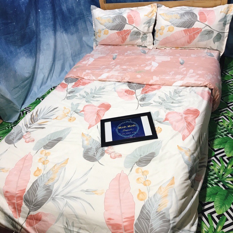 Set chăn ga gối ảnh thật Minhminh decor