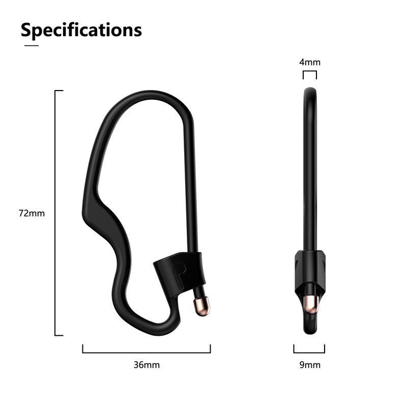 Dllencase Vỏ Bảo Vệ Hộp Sạc Tai Nghe AirPods Chống Rơi Chống Thất Lạc Hình Vòng Nhẫn Phong Cách Thể Thao  A317
