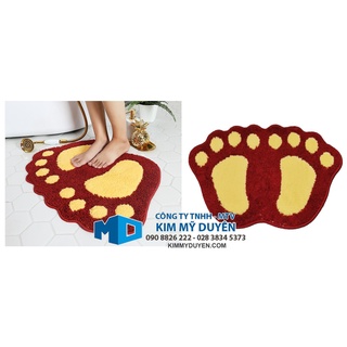 Thảm chùi chân hình bàn chân