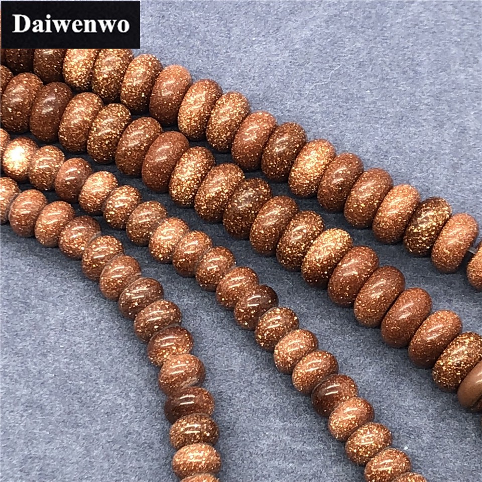 Chuỗi Hạt Đá Cát Tự Nhiên 3.5 * 6mm 4 * 8mm Dùng Để Làm Đồ Trang Sức Thủ Công