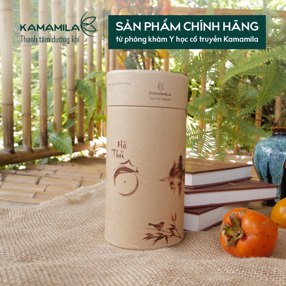 Hà thủ ô CAO CẤP Kamamila giảm tóc bạc, rụng tóc, tăng cường sức khoẻ - Hộp 60 viên | BigBuy360 - bigbuy360.vn