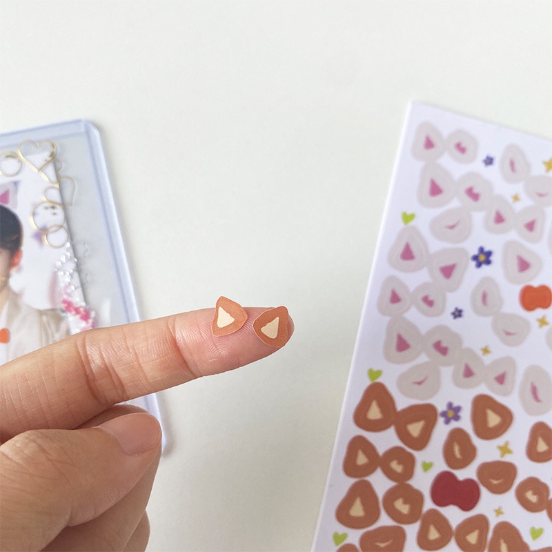 Sticker Dán Trang Trí Toploader Tai Thỏ Bunny Ears