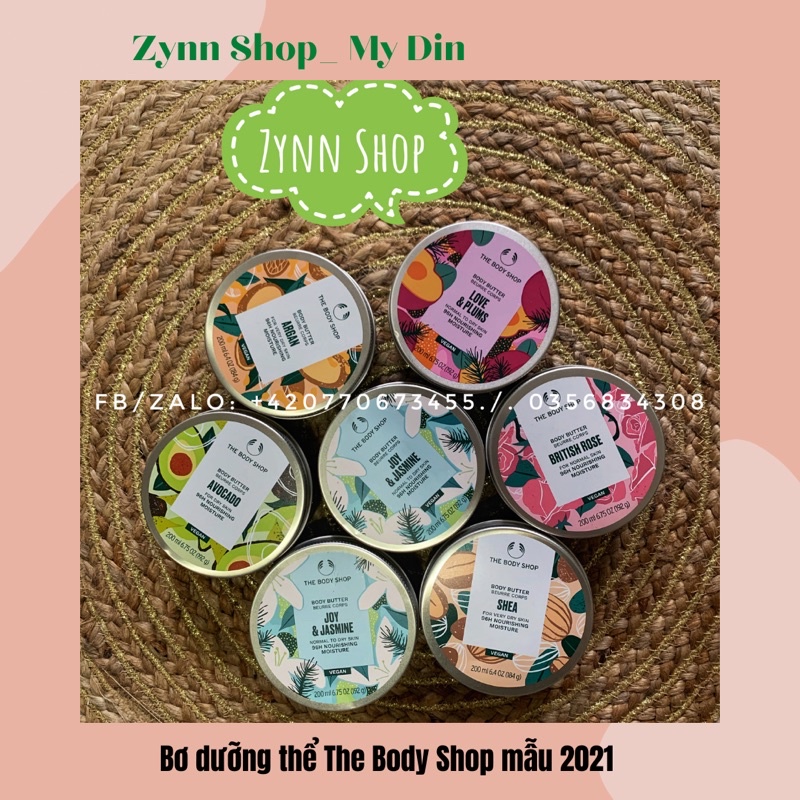 Bơ dưỡng thể The Body Shop mẫu mới 2021