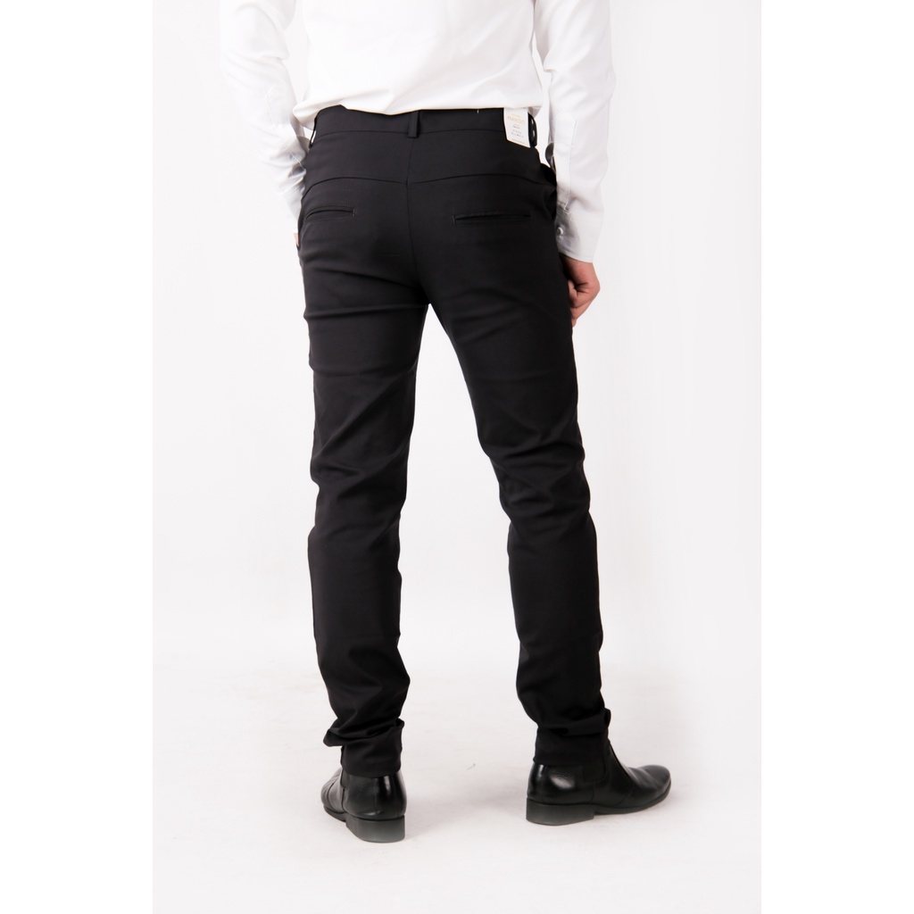 Quần kaki nam màu đen co giãn phong cách Hàn Quốc QKK