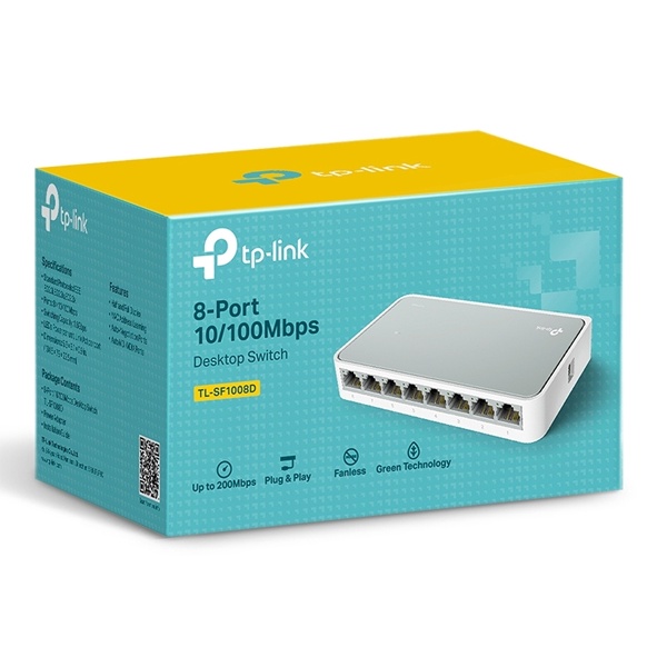 Thiết bị chia mạng - Bộ chia mạng Switch TP-Link TL - SF1008D 8 cổng