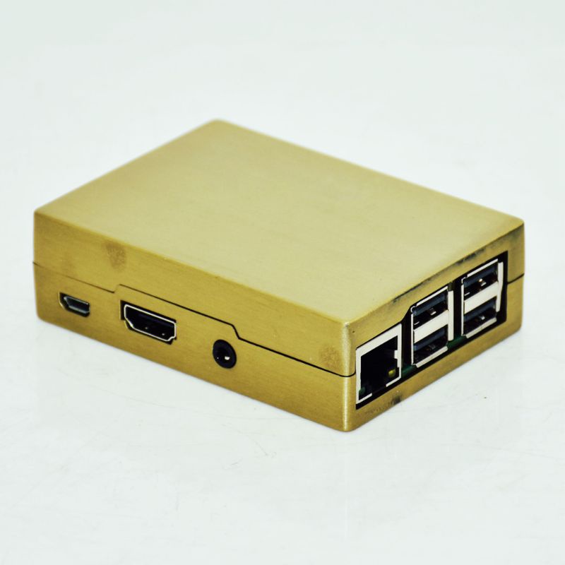Vỏ Bảo Vệ Bằng Nhôm Đồng Cho Raspberry Pi 3 / 2 Mo