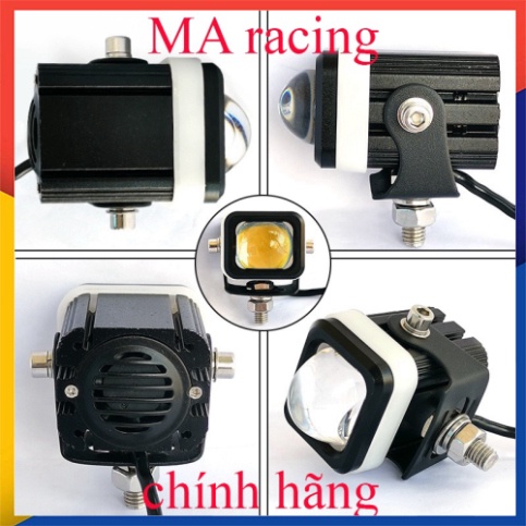 Đèn Led Trợ Sáng mini 2 màu MA Racing chính hãng  mã M1.0- giá 1 bóng