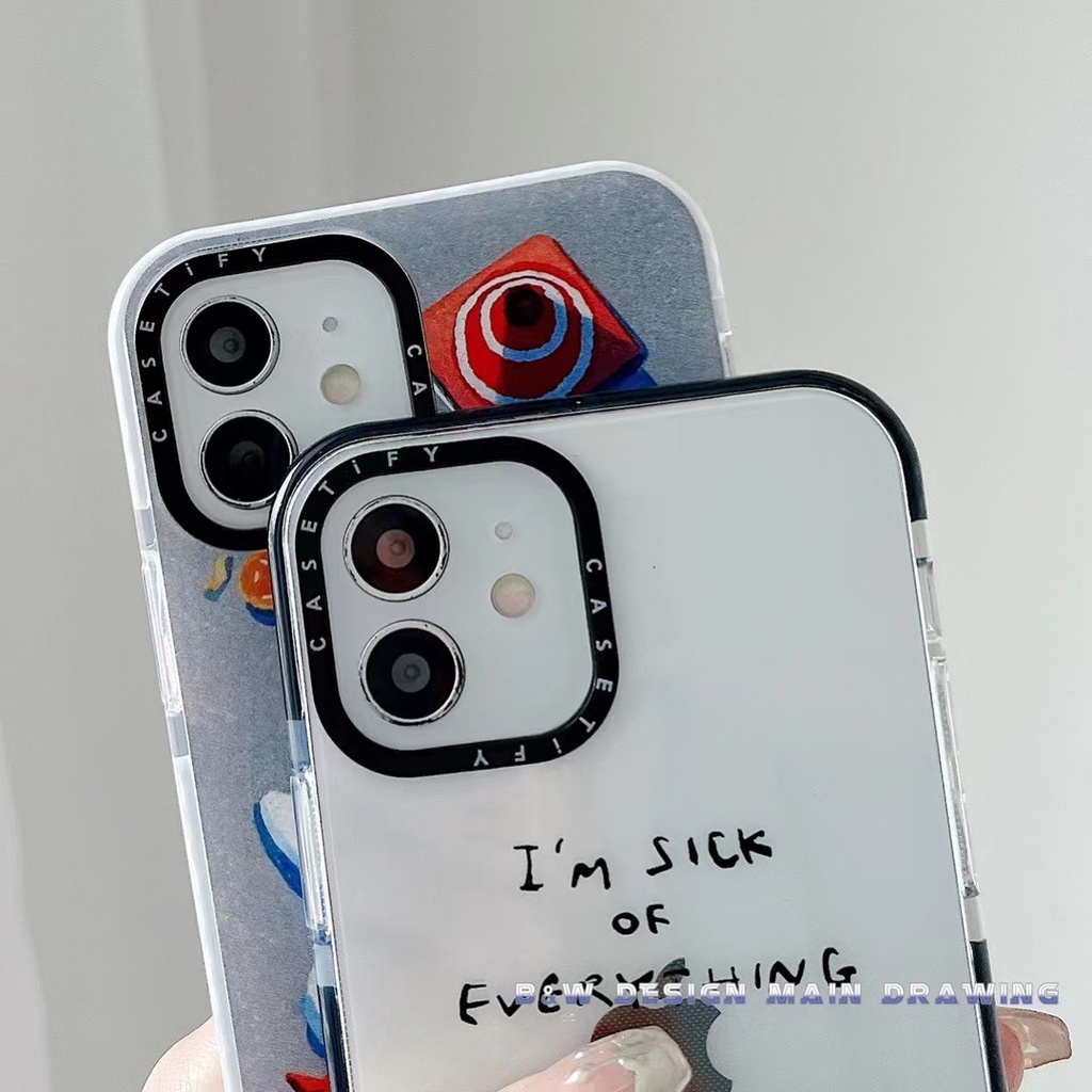Ốp Điện Thoại Mềm Trong Suốt Chống Sốc In Hình Vịt Hoạt Hình Cho iPhone 13 12 11 Pro MAX IX XS MAX XR i6 6s 7 8 Plus