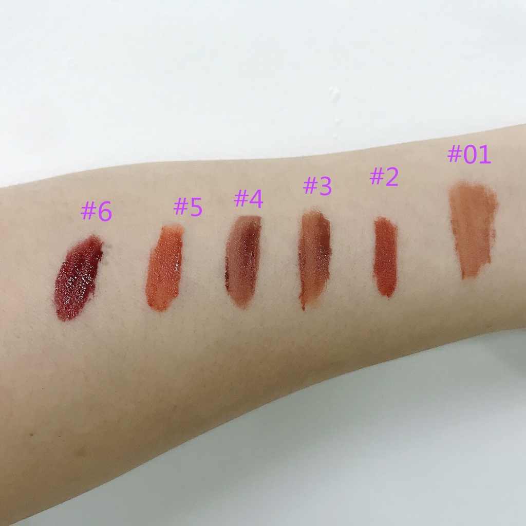 [Hàng mới về] Son Môi Dạng Lỏng Lâu Trôi Chống Thấm Nước Màu Sắc Tự Nhiên