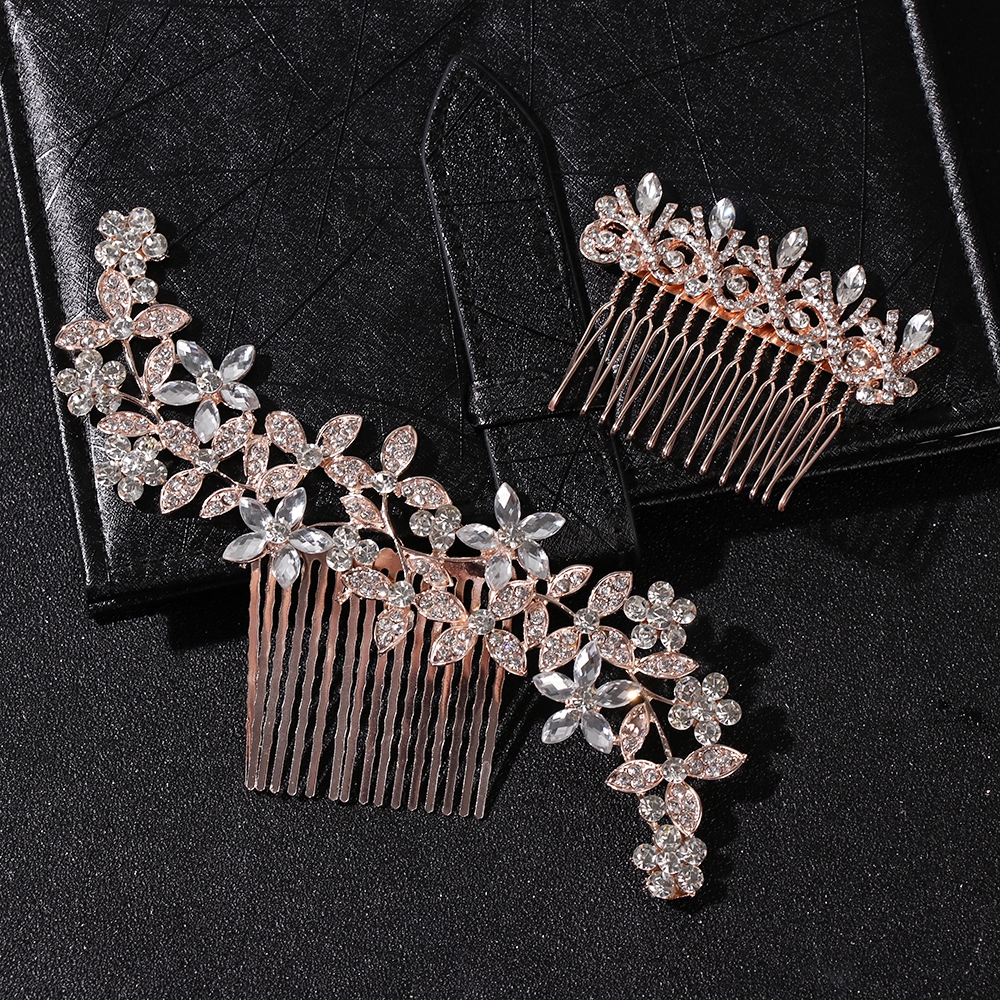 Lược cài tóc đính đá lấp lánh cho cô dâu