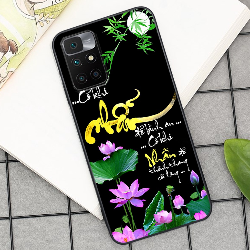 Ốp lưng Xiaomi REDMI 10 in hình chữ tài chữ lộc, Cha Mẹ, bình an SIÊU ĐẸP