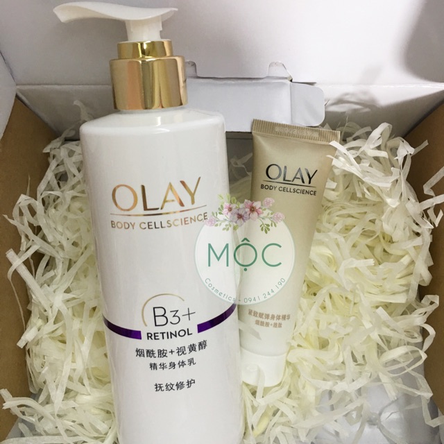 Dưỡng thể Olay trắng da B3 + Retinol