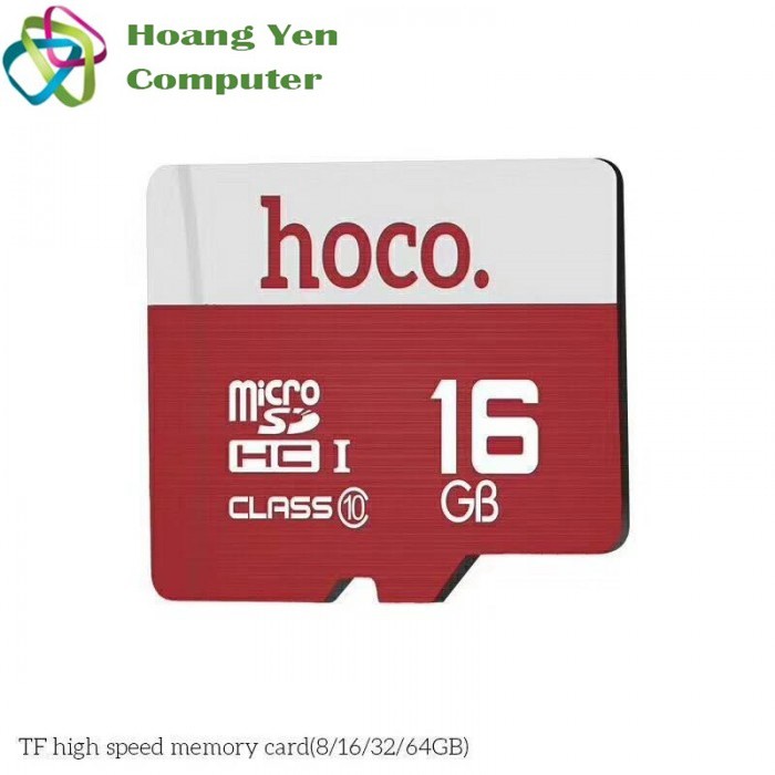 Thẻ Nhớ MICRO SDHC 16GB Hoco Class 10 85MB/S Chống Nước - BH 5 Năm - Hoàng Yến Computer