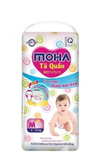 Bỉm MOHA Quần đủ size M40,L36,XL32