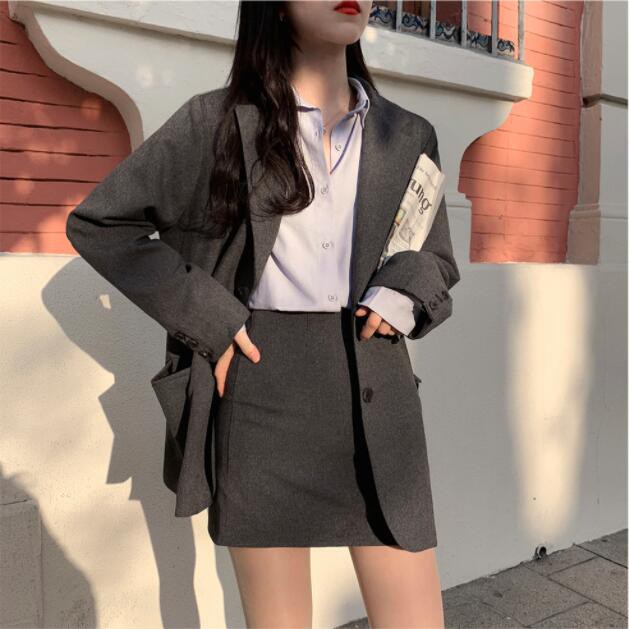 Bộ Trang Phục Công Sở Cao Cấp Dáng Chữ A Phong Cách Hàn Quốc 36682