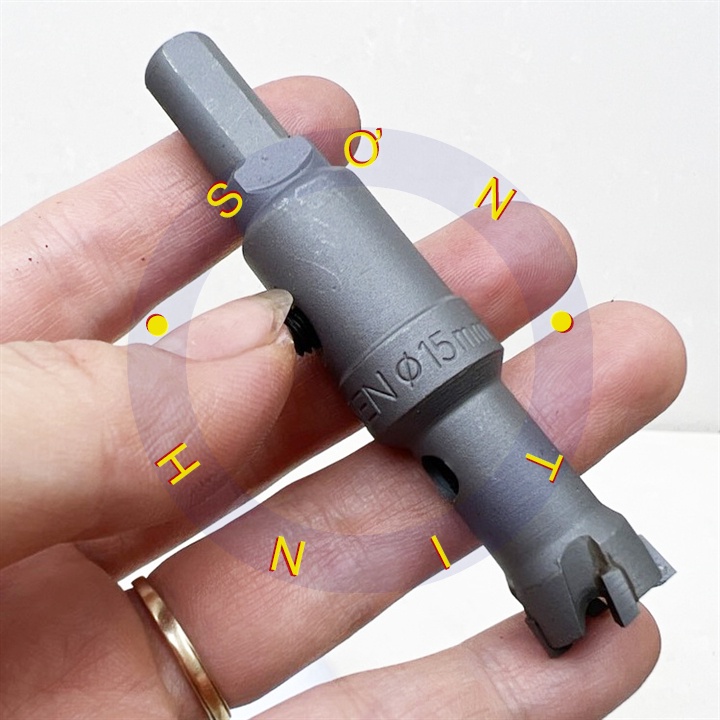 MŨI KHOAN KHOÉT SẮT THÉP, BÊ TÔNG GỖ 15mm TOLSEN 75915