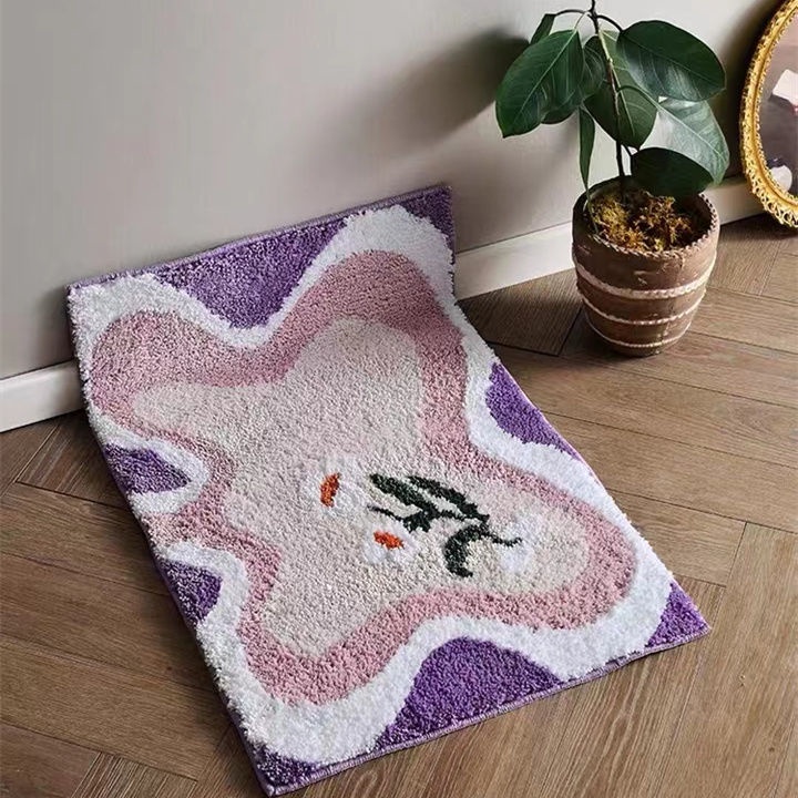 Thảm lót cửa chùi chân Chống Trượt Thấm Hút Tốt Cho Phòng Tắm