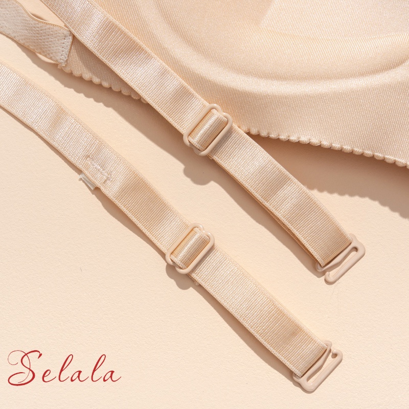 Áo Bra Quây Su Selala Không Gọng Đêm Bàn Tay Siêu Nâng Ngực Kèm Quai Trong BR11