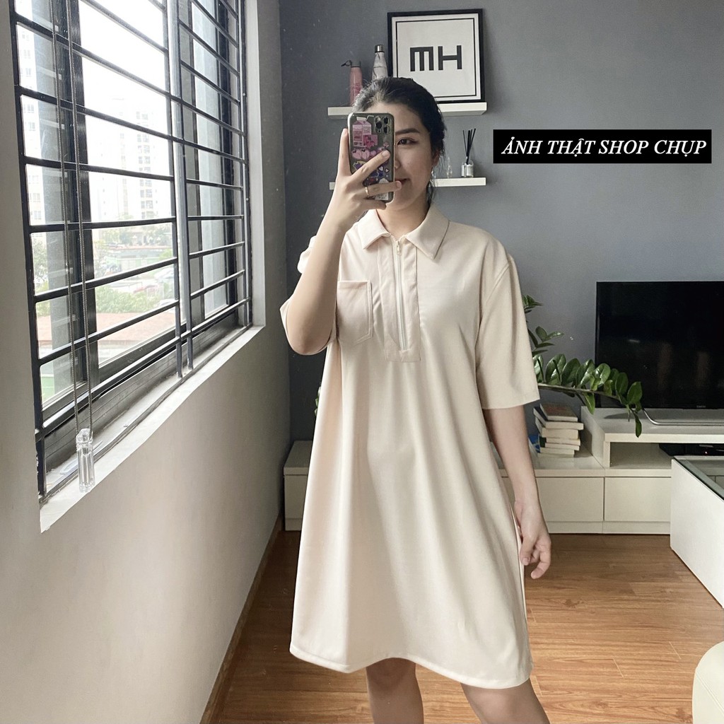 Đầm Suông ⚡️𝐁𝐈𝐆𝐒𝐈𝐙𝐄⚡️ Váy Dáng Suông Cỡ Lớn Xinh Xắn Trẻ Trung Năng Động Che Khuyết Điểm | BigBuy360 - bigbuy360.vn