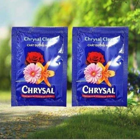 (100 gói) Chất dưỡng hoa tươi, dưỡng hoa lâu tàn CHRYSAL