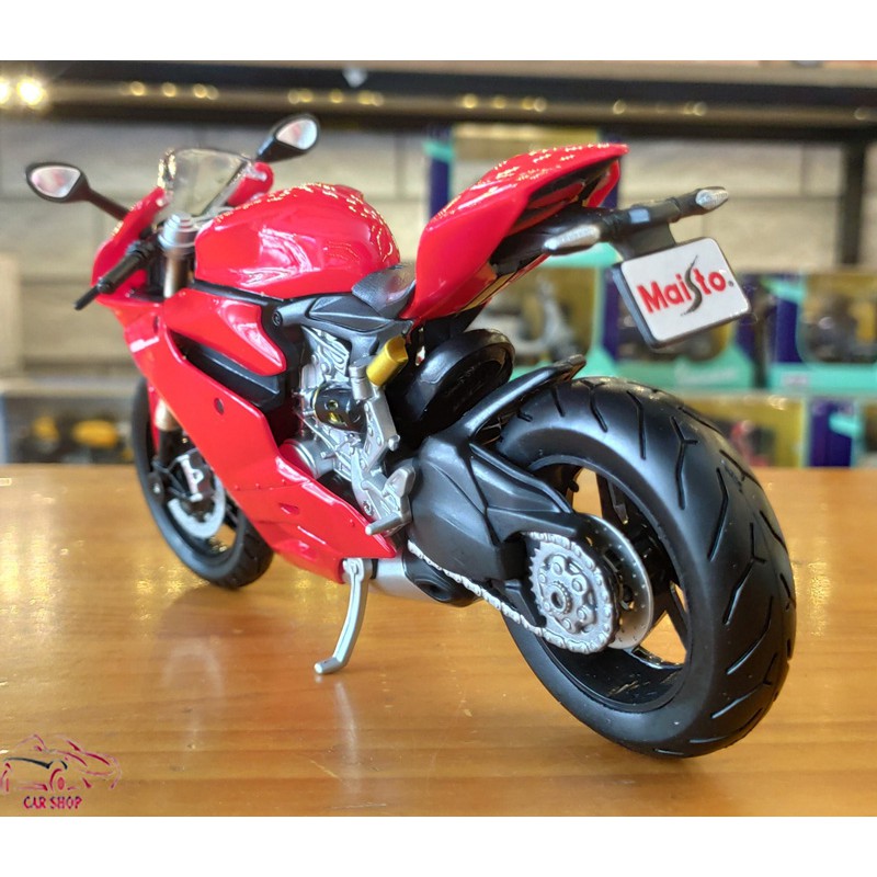 Xe mô hình siêu xe Ducati 1199 Panigale tỉ lệ 1:12 hãng Maisto