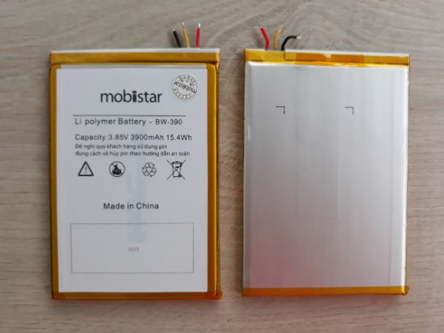 Pin CHÍNH HÃNG mobiistar E Selfie  , kích thước pin 6x9 cm