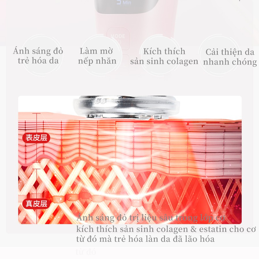 Máy chăm sóc da nóng lạnh ILIFT bản 2020 điện di tinh chất trị liệu ánh sáng sinh học (IL-1116) 🍓 | BigBuy360 - bigbuy360.vn