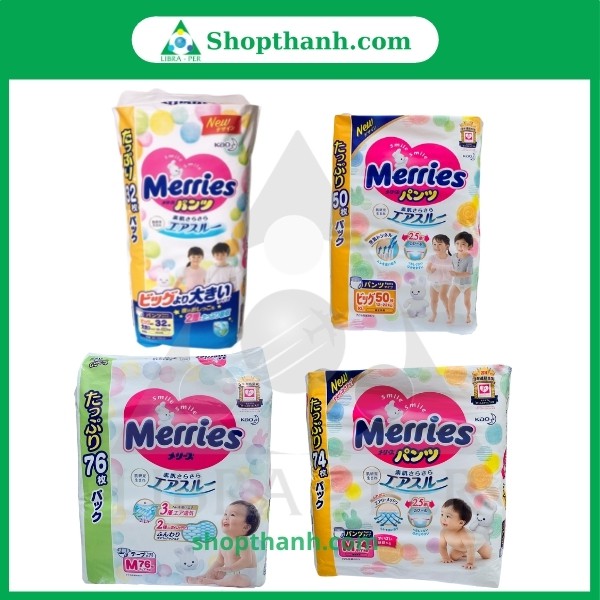 TÃ DÁN / QUẦN MERRIES JUMBO NỘI ĐIẠ M74, M76, Xl50,XXL32