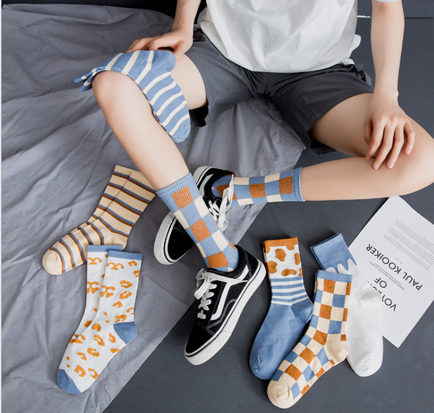 Tom House Sweet Valentine Style Turtleneck Socks