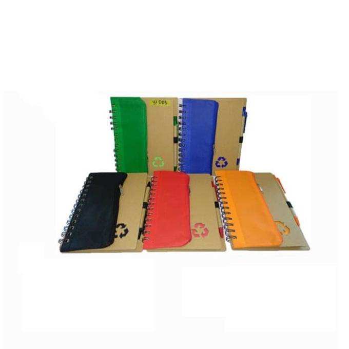 Sổ Lưu Trữ Notes 306 / Memo Go Có Thể Tái Chế Xanh Lá + Túi Đựng + Bút Lưu Niệm 306