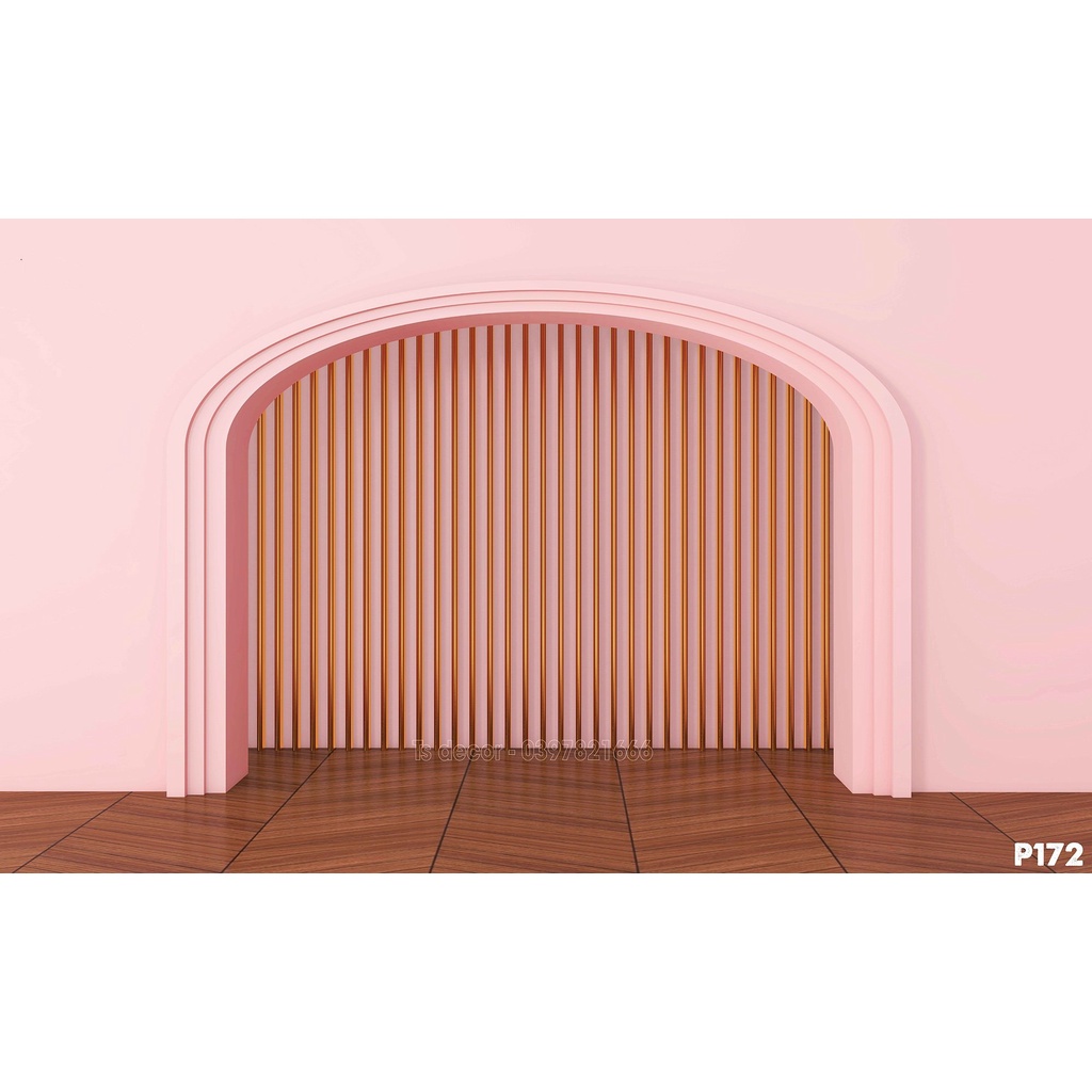 Phông nền màu Hồng Pink Kute 3d 5D khổ lớn