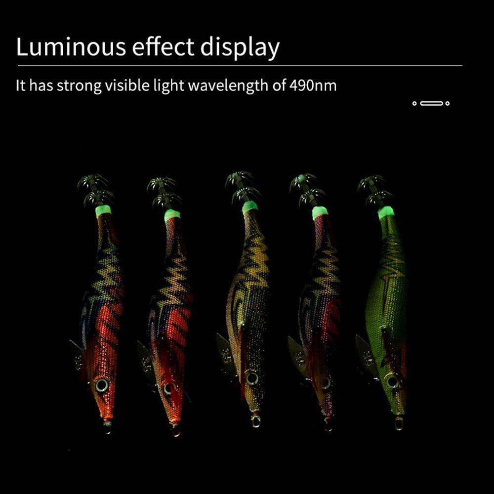 MUVAKO Mồi Câu Cá Hình Tôm Dạ Quang 130mm 20g