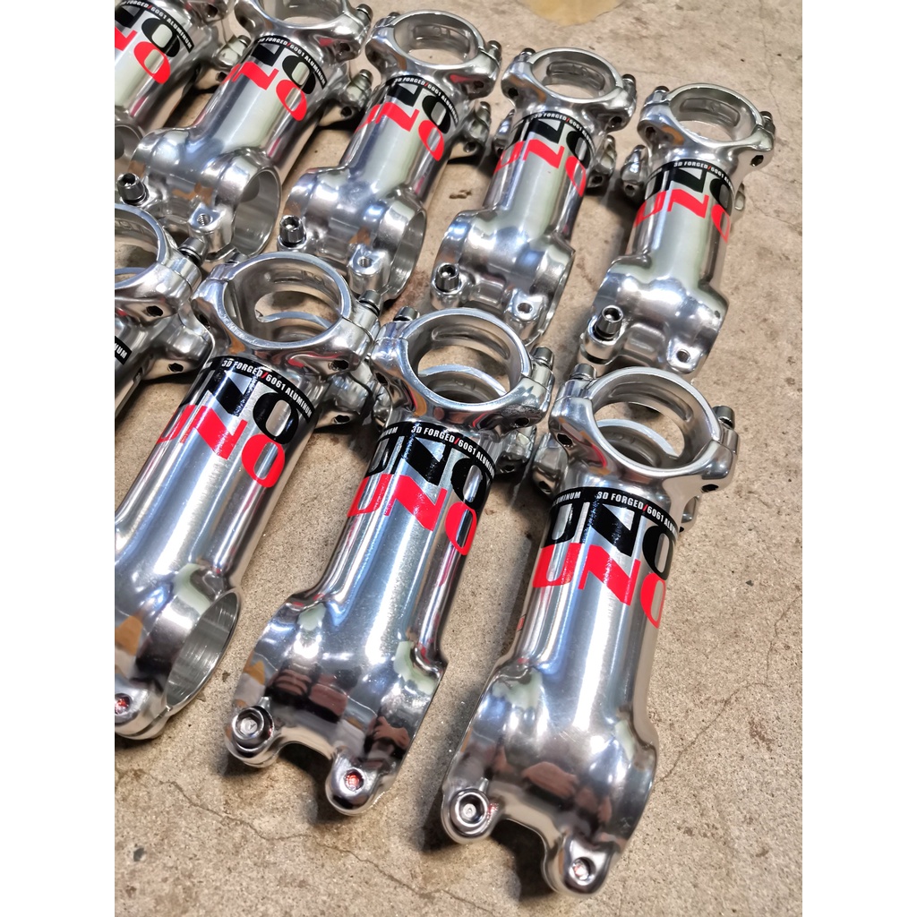 Pô Tăng Nhôm UNO Dài 90mm Màu Bạc Hàng Taiwan Cho Xe Đạp