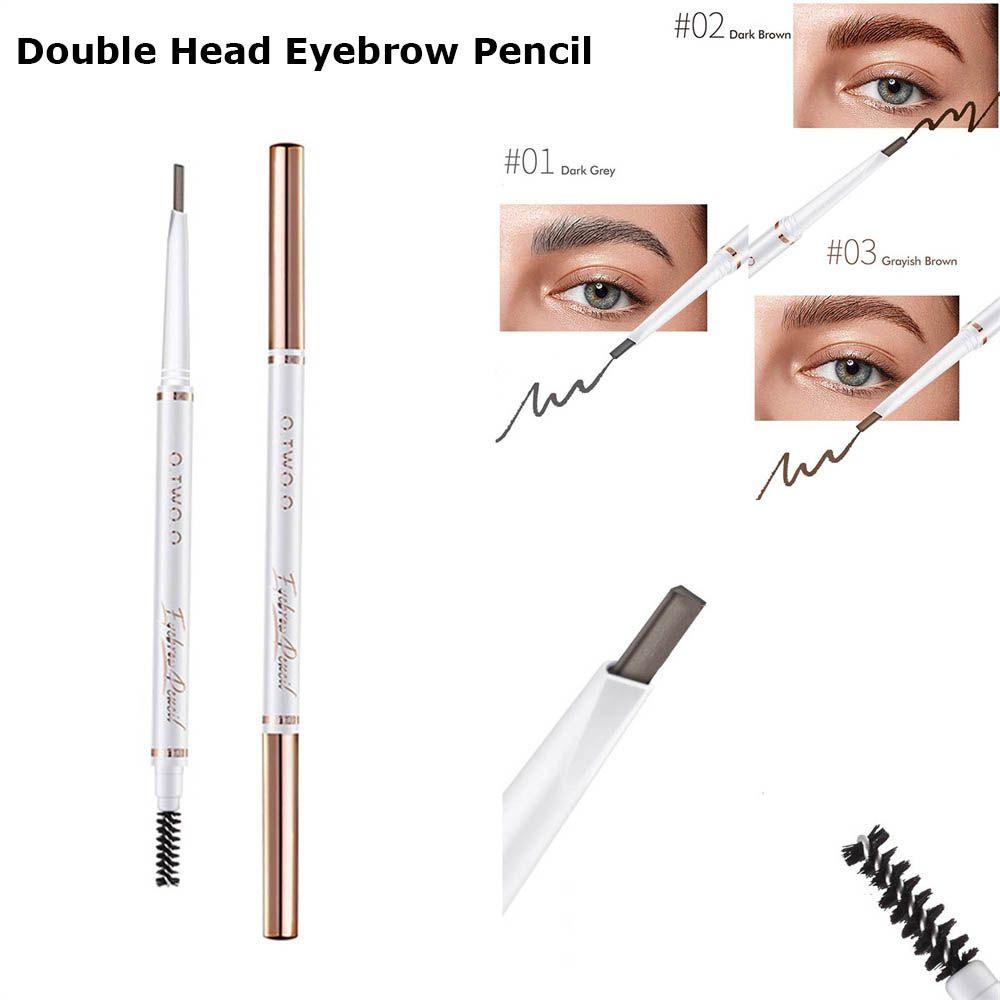 Chì Kẻ Mày Dạng Vặn Kháng Nước Có Đầu Cọ Chải Tiện Dụng Cho Người Mới Bắt Đầu