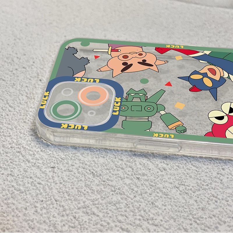 Ốp Điện Thoại Hình Shin-chan Dễ Thương Cho iPhone 14 13 12 11 Pro Max iPhone 7 8 X XR XS Max 6 6s 7 8 Plus SE 2020 2022