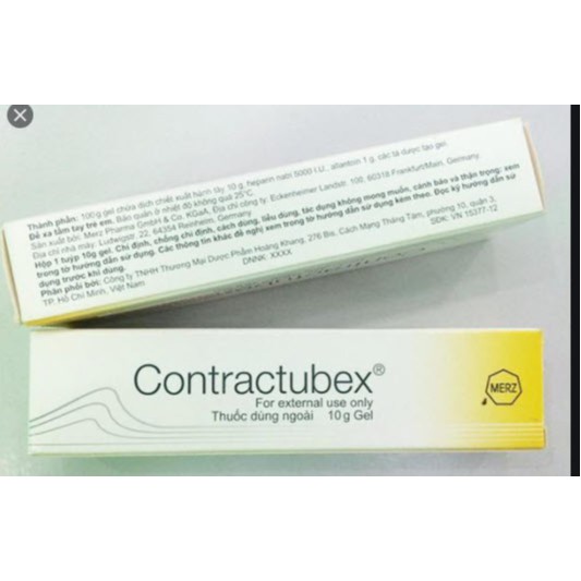 Kem hỗ trợ sẹo contraxtubex Đức 10g