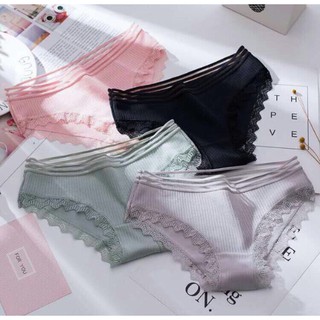 quần lót Gân Viền Ren Muji Đẹp