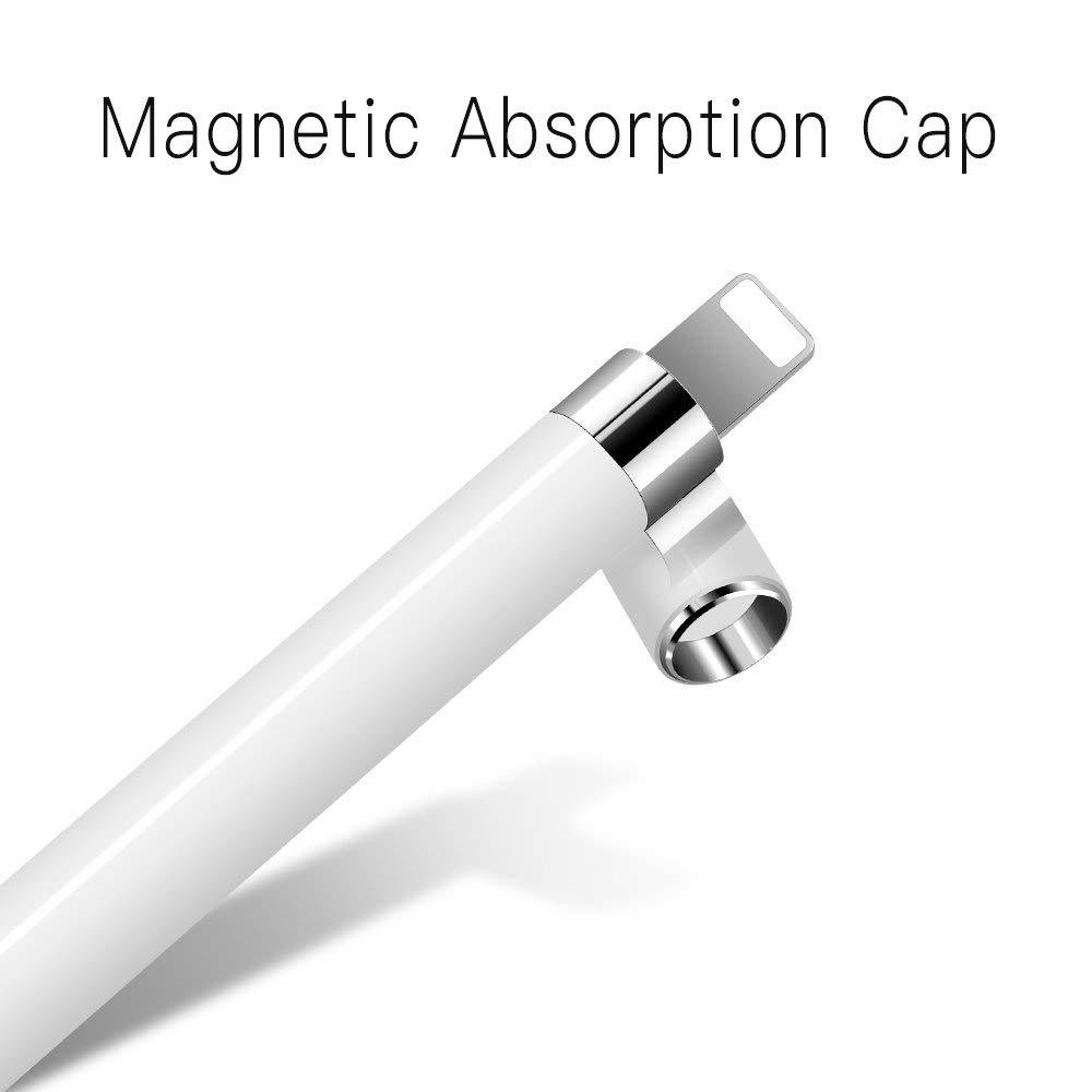 For Apple Pencil 1st Adapter &amp; Magnetic Pencil Cap &amp; Replacement Tip 3 in 1 Pencil Accessories