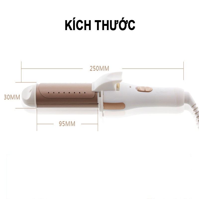 Máy Làm Tóc Máy Uốn Tóc Mini Tạo Kiểu 2in1 Đa Năng Siêu Bền Sun.z
